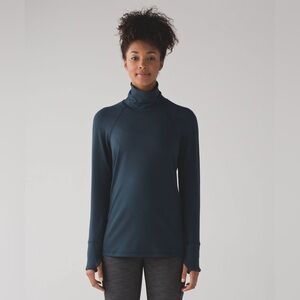 Lululemon Women's Hill and Valley Turtleneck Nocturnal Neal Sz‎ Large?